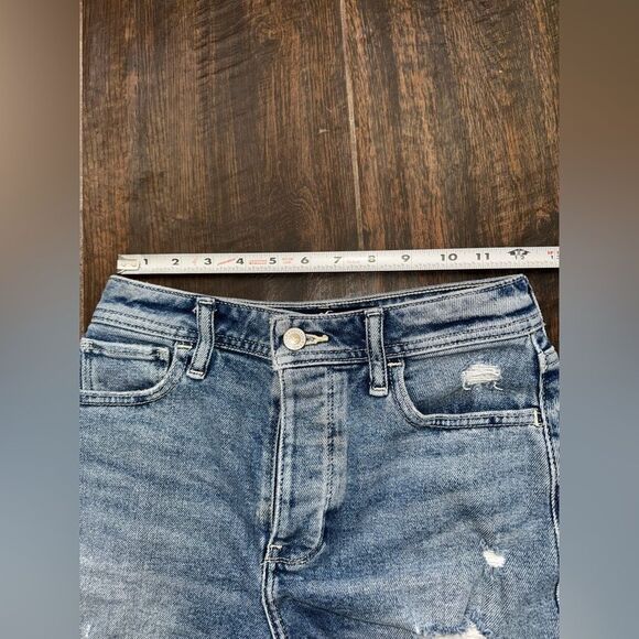 Hollister ultra high rise Mom shorts 3” EUC SZ 24/0 - Picture 4 of 4
